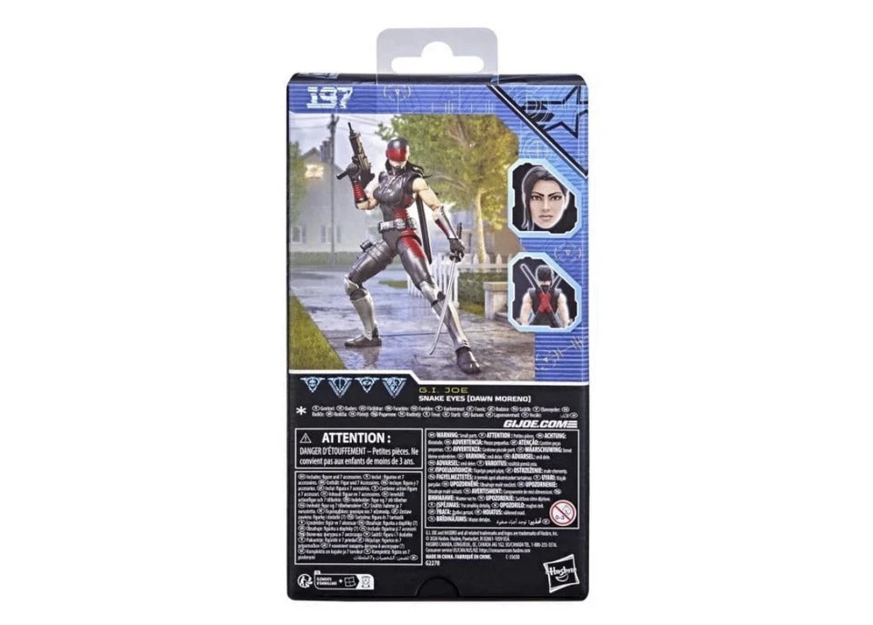 G.I. Joe Classified Series: Hasbro 2026 - SNAKE EYES (Dawn Moreno) #197 4+ New