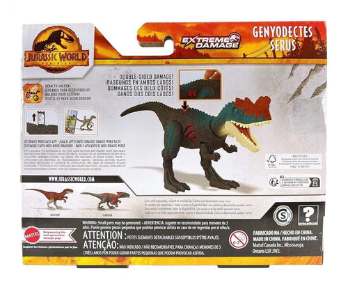 Jurassic World Dominion: Mattel 2021 Extreme Damage (GENYODECTES SERUS) 4+ New