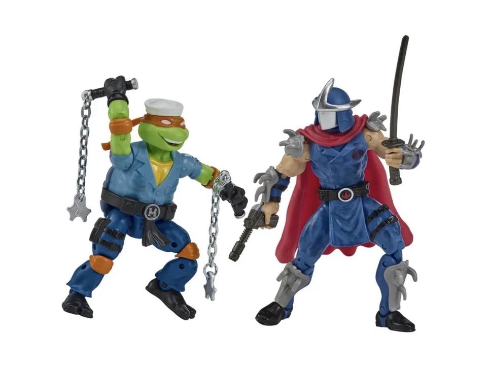 TMNT X G.I.JOE: Playmates 2026 Shipwreck MIKEY Vs Cobra Commander SHREDDER 4+ New