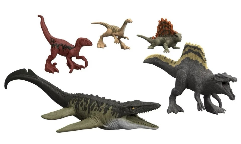 Jurassic World: Rebirth Mattel 2025 Assorted 15x Pack Dinosaur MINI’S 4+ New
