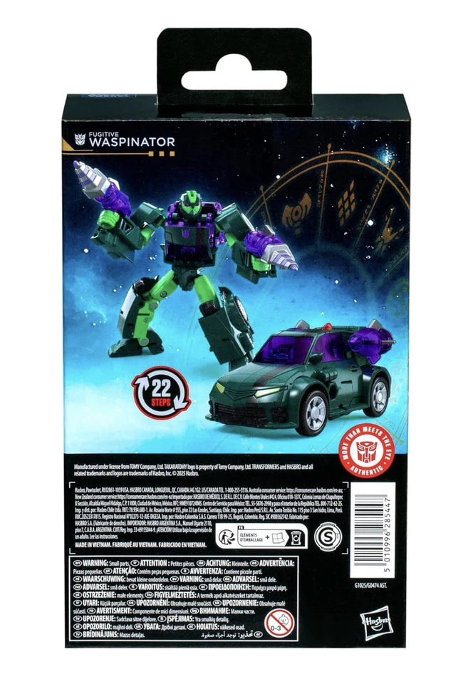 Transformers: Age of The Primes Hasbro 2025 Deluxe Class FUGITIVE WASPINATOR 8+ Brand New