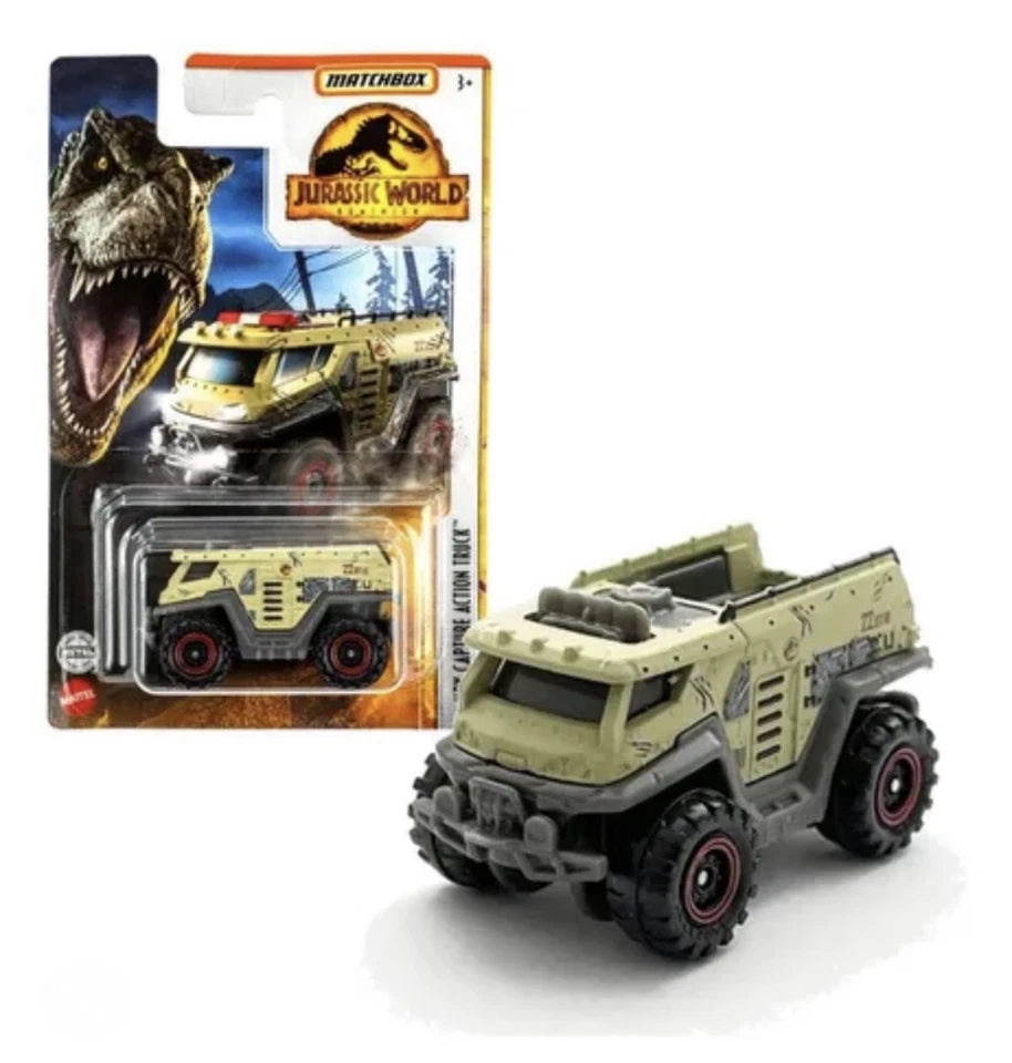 Jurassic World: Dominion Matchbox Mattel 2021 (MBX CAPTURE ACTION TRUCK) 3+ New