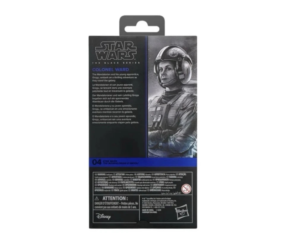 Star Wars: Mandalorian & Grogu Hasbro 2025 The Black Series COLONEL WARD 4+ New