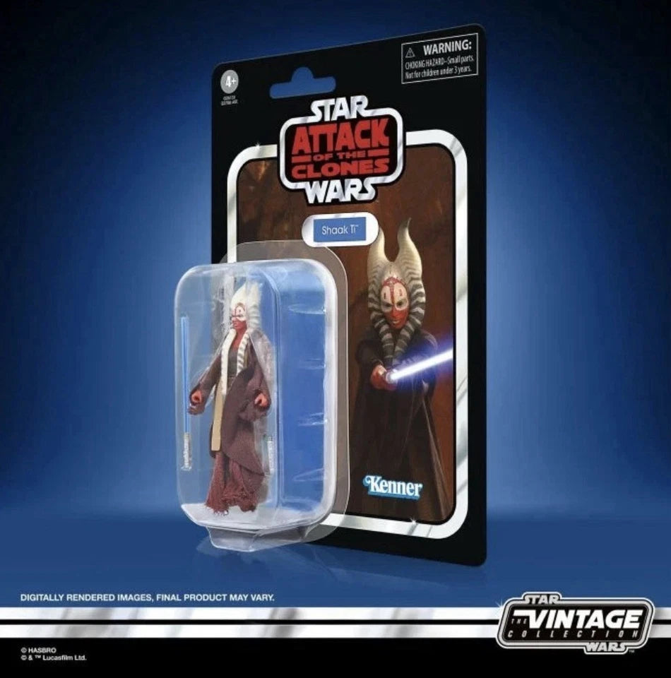 Star Wars: Attack Of The Clones Hasbro 2025 The Vintage Collection SHAAK TI 4+ New