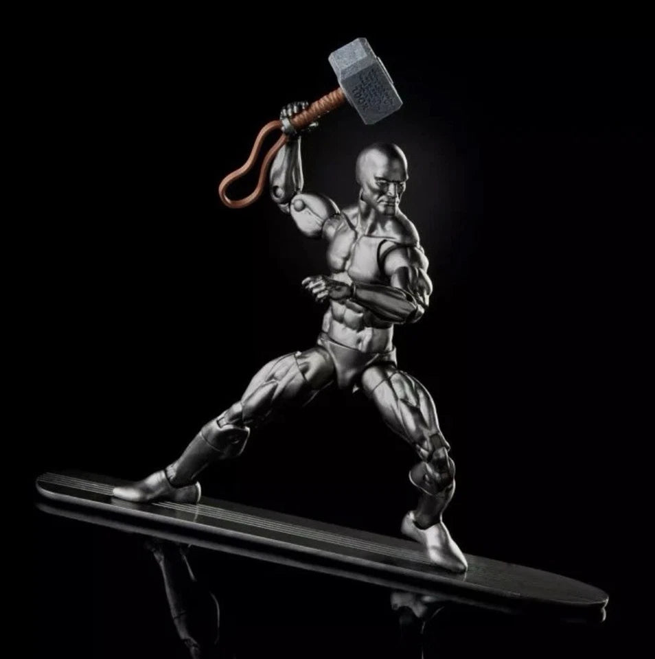 Marvel Legends Series: Hasbro 2025 Silver Surfer (SILVER SURFER) With Mjolnir 4+ New