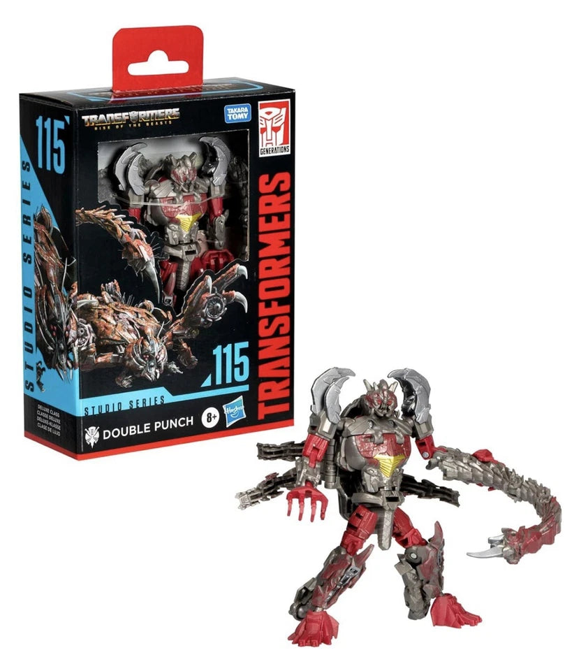 Transformers: Generations Hasbro 2024 Rise Of The Beasts SS Deluxe Class 115 DOUBLE PUNCH 8+ New