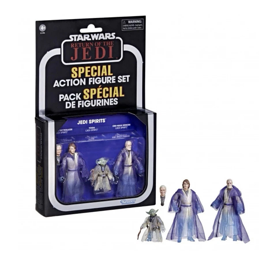 Star Wars: ROTJ Hasbro 2025 The Vintage Collection (JEDI SPIRITS) 3-Pack 4+ New
