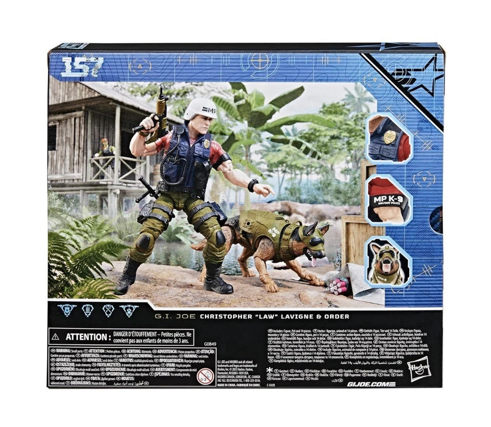 G.I. Joe Classified Series: Hasbro 2025 CHRISTOPHER “LAW” LAVIGNE & ORDER #157 4+ New