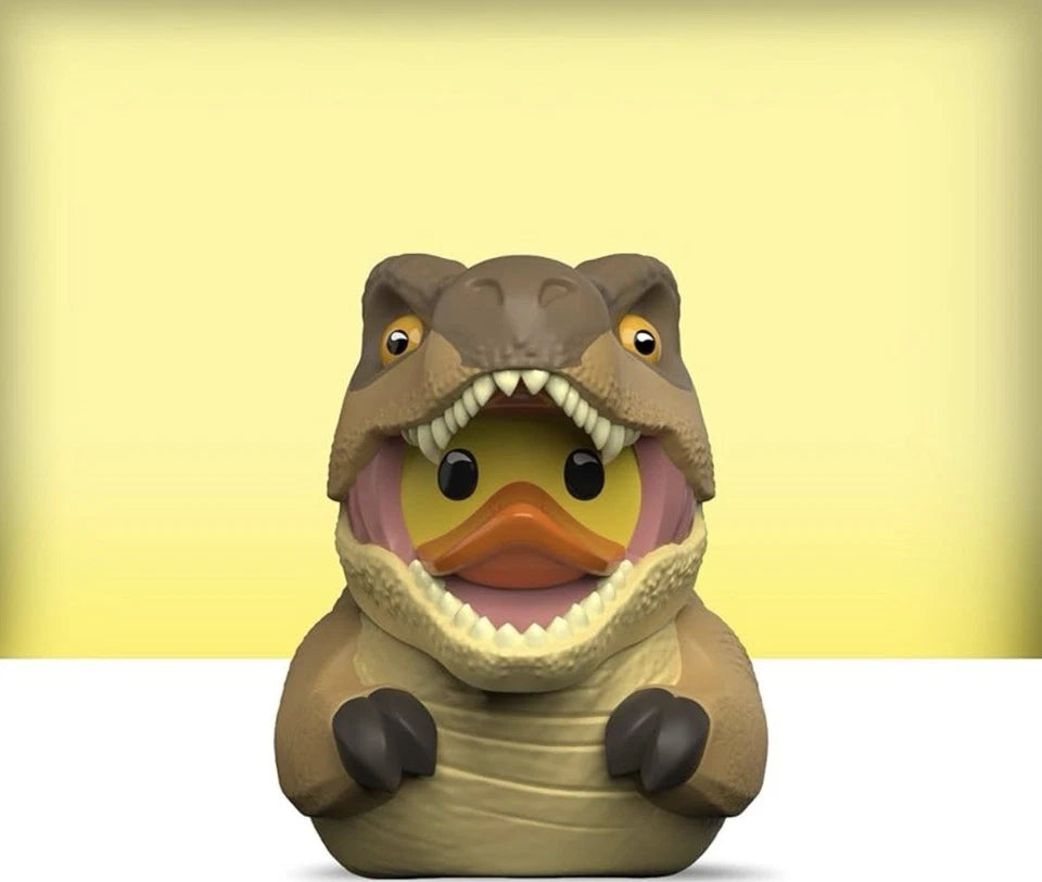 Tubbz Jurassic Park Mini Edition TYRANNOSAURUS REX Cosplaying Duck Figure 3+ New