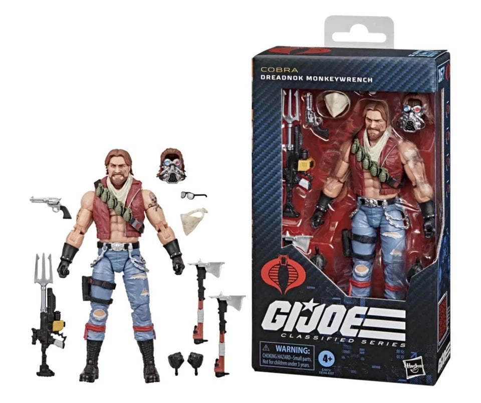 G.I. Joe Classified Series: Hasbro 2025 #167 DREADNOK MONKEYWRENCH 4+ Brand New