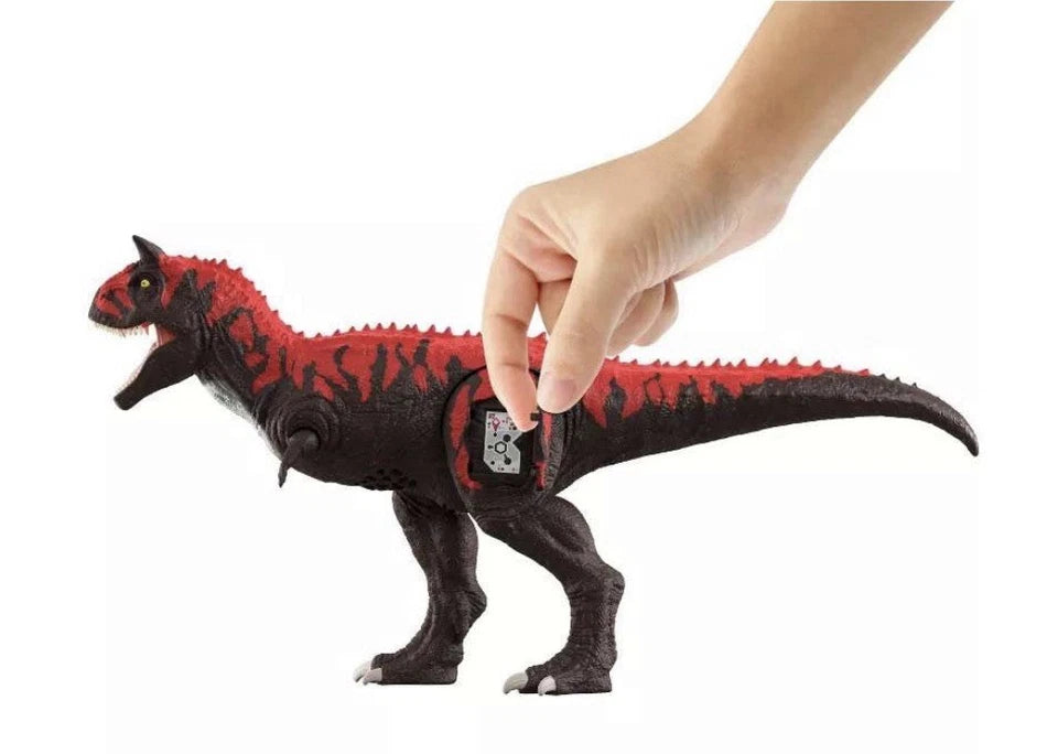 Jurassic World 2024 Mattel Legacy Reimagined Roarin Real Feel CARNOTAURUS 4+ New