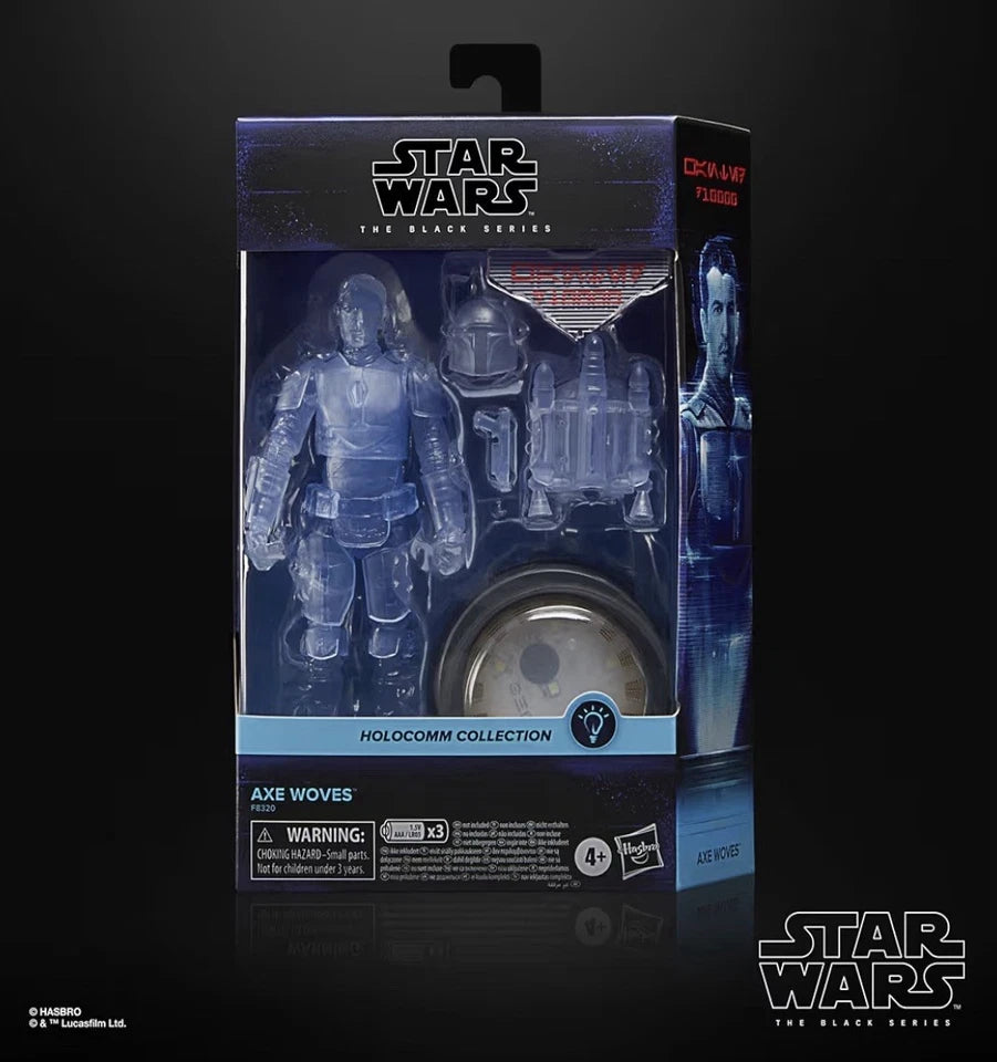 Star Wars: The Black Series Hasbro 2023 Holocomm Collection (AXE WOVES) 4+ New