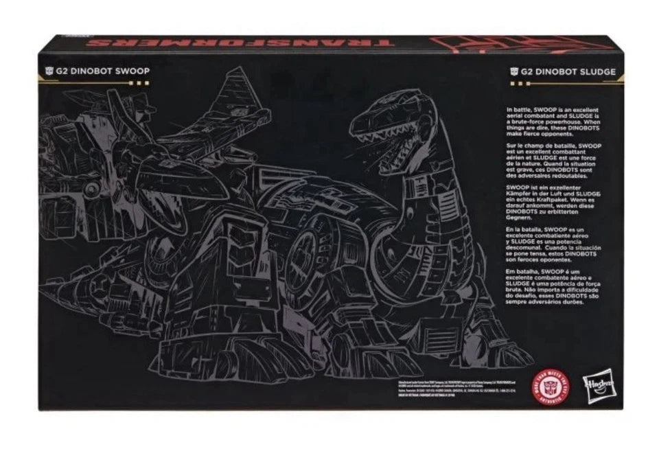 Transformers: Age Of The Primes Hasbro 2026 (G2 DINOBOT SWOOP & SLUDGE) 8+ New