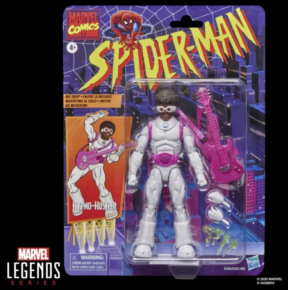 Marvel Legends Comics: Hasbro 2025 Retro Spider-Man (HYPNO-H@$TLER) 4+ Brand New