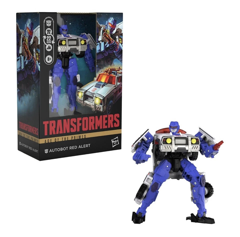 Transformers: Age of The Primes Hasbro 2025 Voyager Class Autobot (RED ALERT) 8+ New