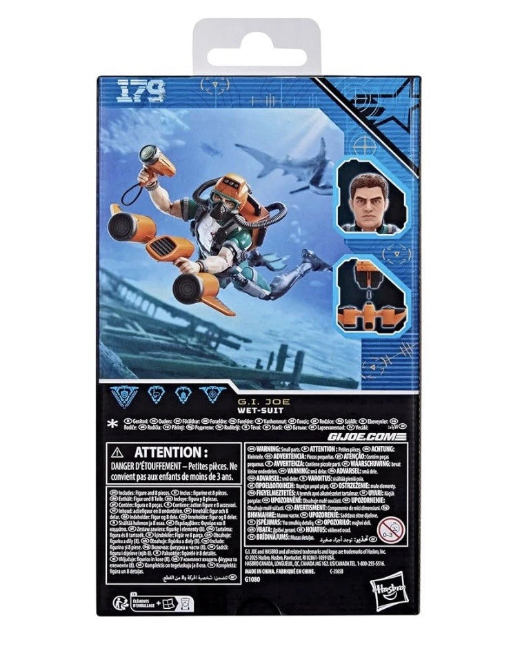 G.I. Joe Classified Series: Hasbro 2025 WET-SUIT #179 4+ Brand New