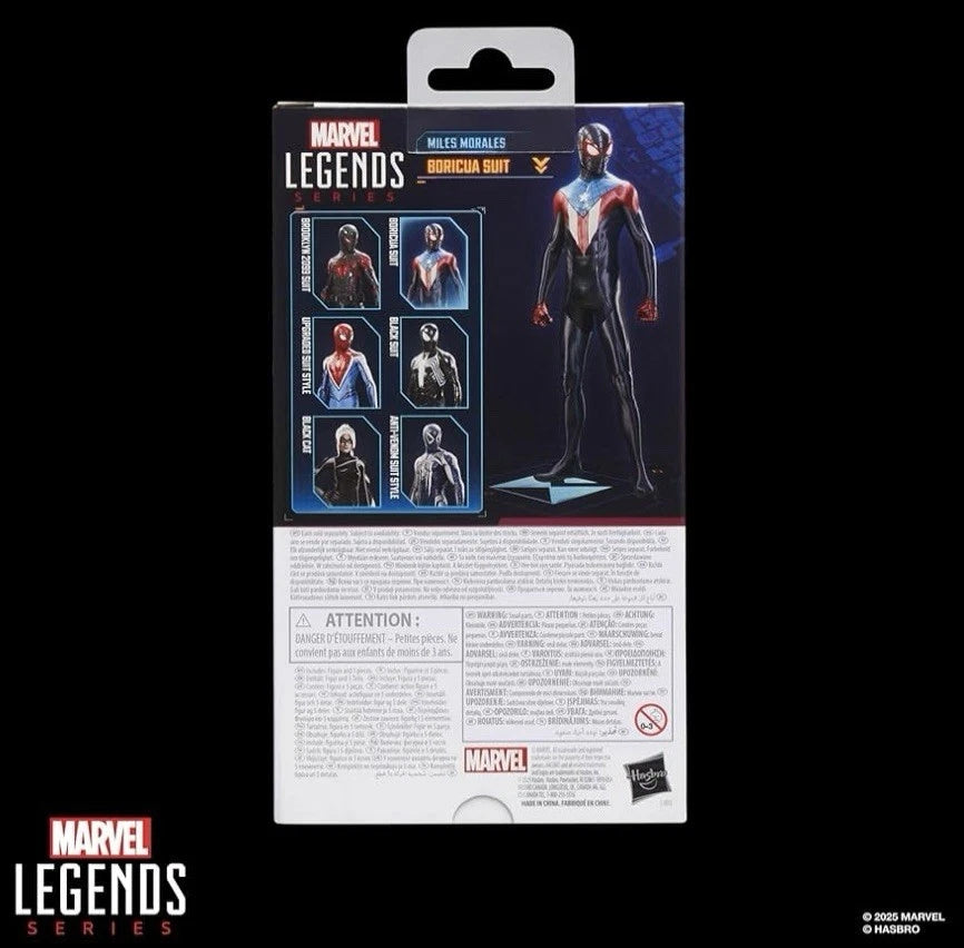 Marvel Legends Series: Spider-Man 2 Gamerverse MILES MORALES BORICUA SUIT 4+ New