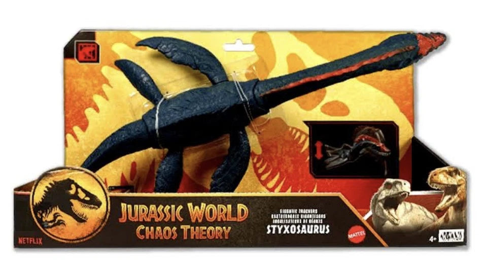Jurassic World Chaos Theory Epic Evolution Gigantic Trackers STYXOSAURUS 4+ New
