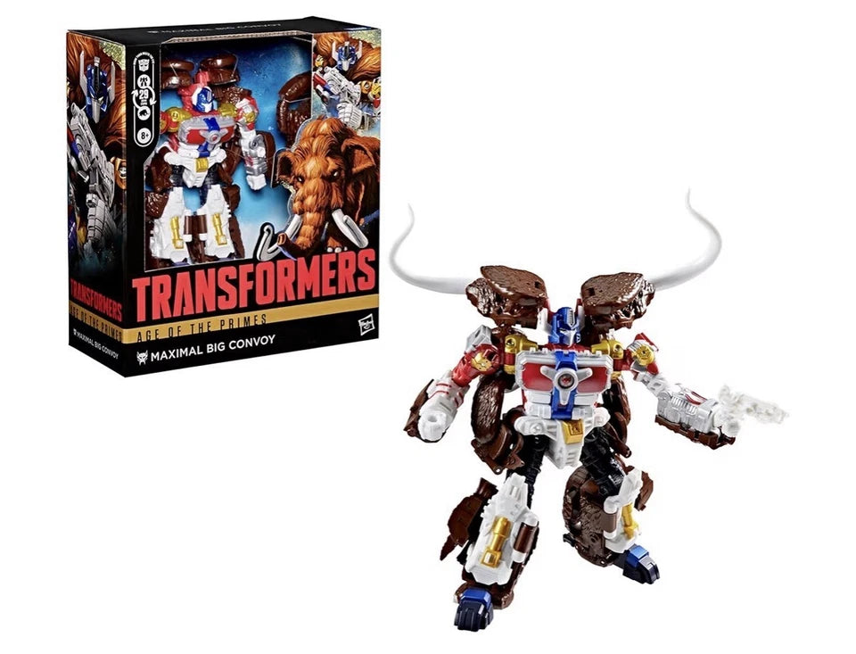 Transformers: Age Of Extinction Hasbro 2025 Leader Class (MAXIMAL BIG CONVOY) 8+ Brand New