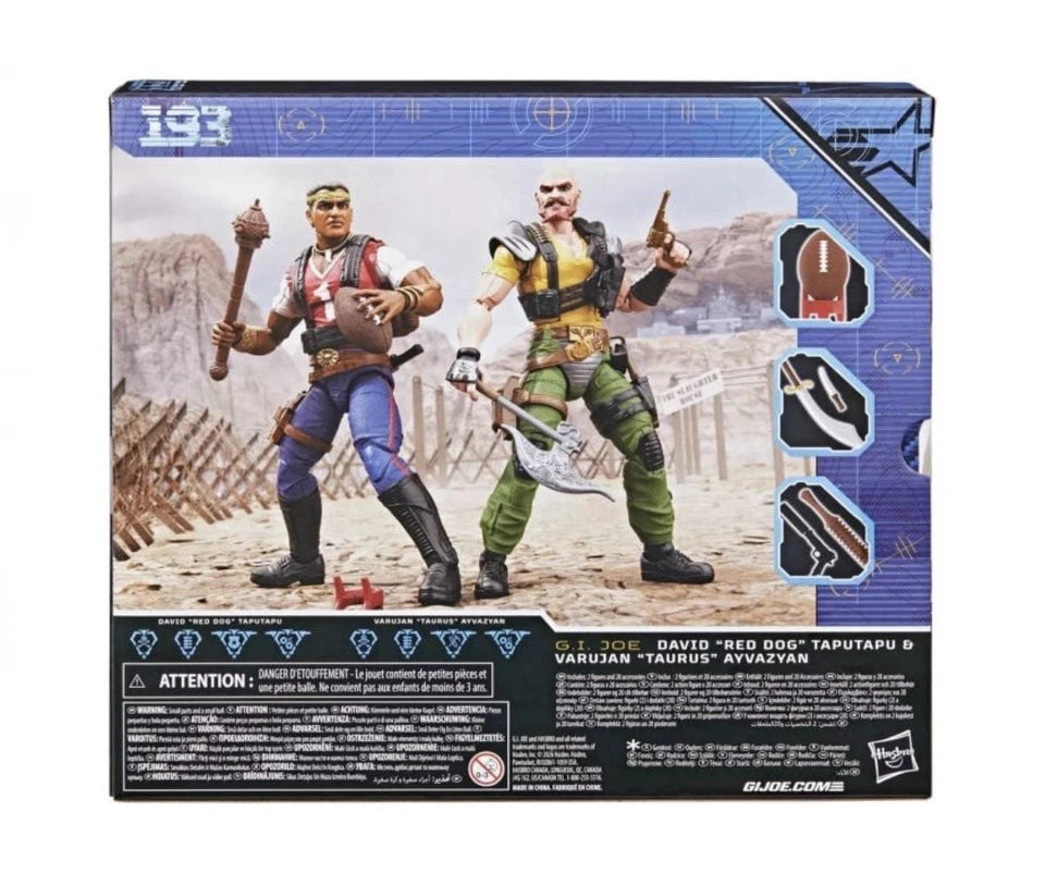 G.I. Joe Classified: DAVID “RED DOG” TAPUTAPU & VARUJAN “TAURUS” AYVAZYAN #193 4+ New