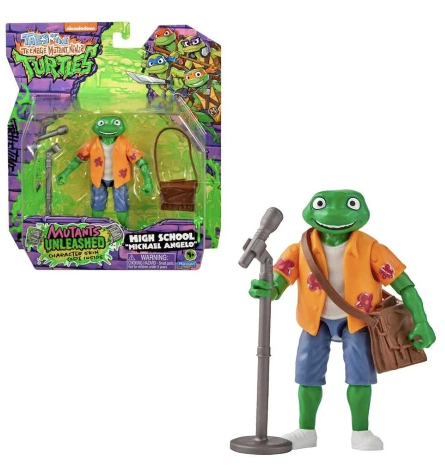 Tales Of The Teenage Mutant Ninja Turtles (HIGH SCHOOL) “MICHAEL ANGELO” 4+ New