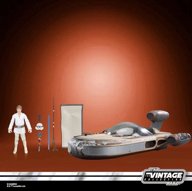 Star Wars: The Vintage Collection Hasbro 2024 (LANDSPEEDER & LUKE SKYWALKER) 4+ New