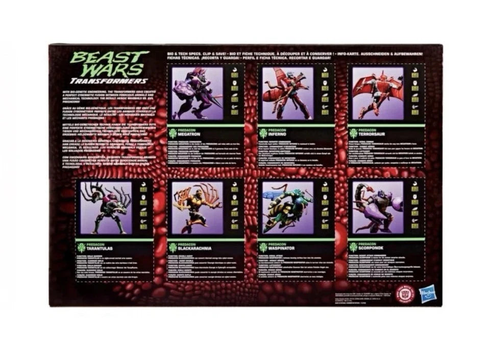 Transformers: Beast Wars Hasbro 2026 7-Figure Pack (PREDACON COLLECTION) 8+ New