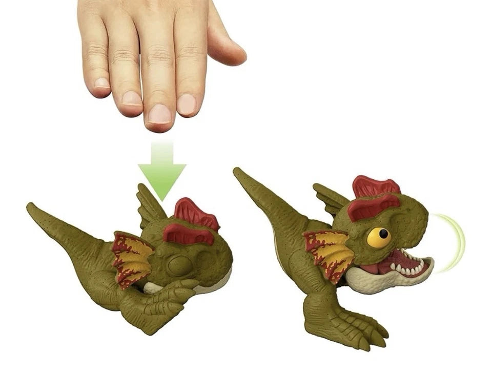 Jurassic World: Dominion Mattel 2021 Uncaged Wild Pop Ups (DILOPHOSAURUS) 4+ New
