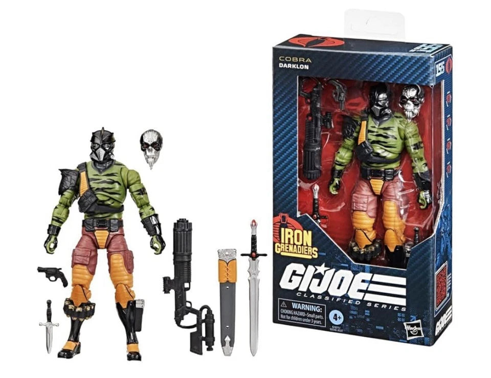 G.I. Joe Classified Series: Hasbro 2025 Iron Grenadiers #155 (DARKLON) 4+ New