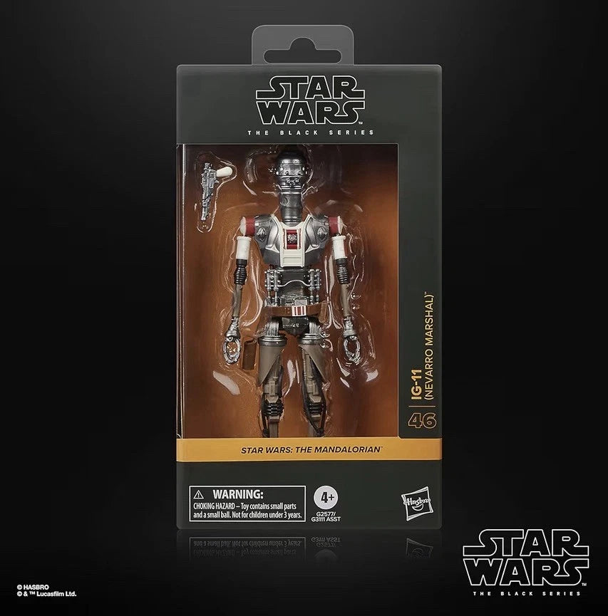 Star Wars: The Mandalorian Hasbro 2026 Black Series IG-11 Nevarro Marshal 4+ New